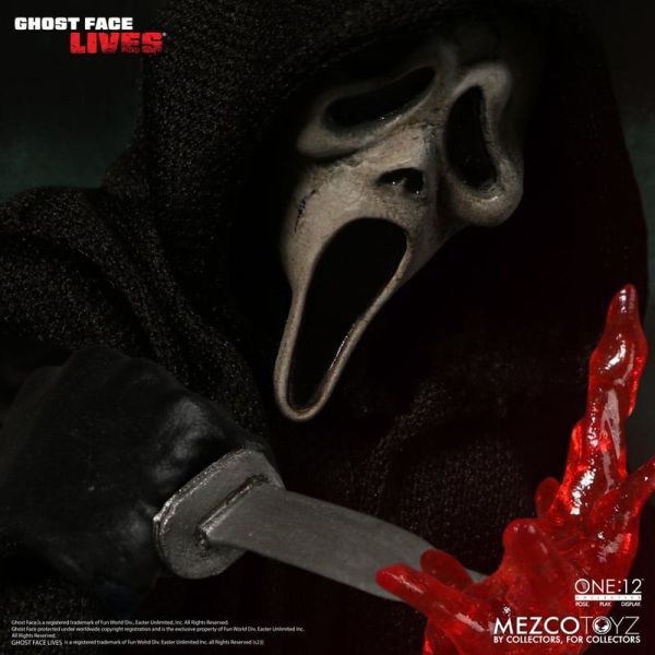 MEZCO TOYZ One:12 Collective 驚聲尖叫 鬼臉 Ghost Face 可動完成品 MEZCO TOYZ One:12 Collective 驚聲尖叫 鬼臉 Ghost Face 可動完成品