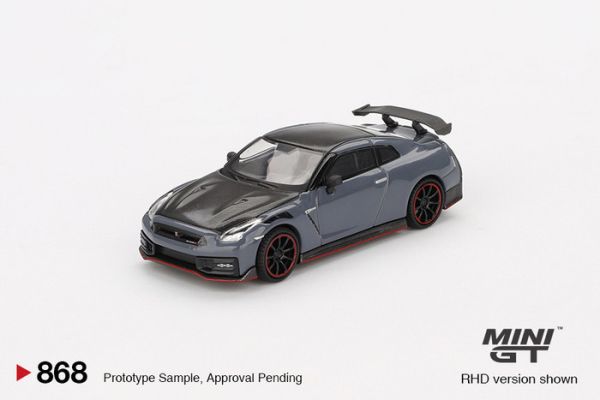 [標準版] MINIGT 1/64 日產 Nissan GT-R Nismo 2024 NISMO Stealth Gray LHD 左駕 MGT00868-L [標準版] MINIGT 1/64 日產 Nissan GT-R Nismo 2024 NISMO Stealth Gray LHD 左駕 MGT00868-L