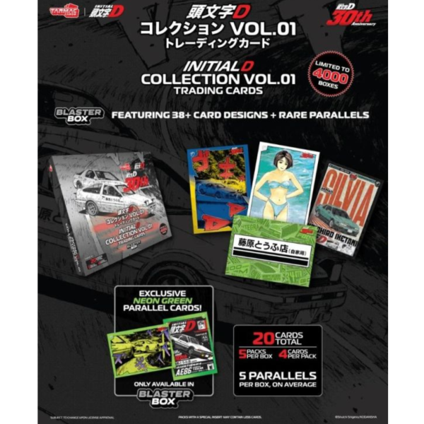 (預購) TARMAC CARDS 頭文字D卡組 30周年紀念 4張/入 一中盒5入販售 TC-IDC-B01 20260413 TARMAC CARDS 頭文字D卡組 30周年紀念 4張/入 一中盒5入販售 TC-IDC-B01