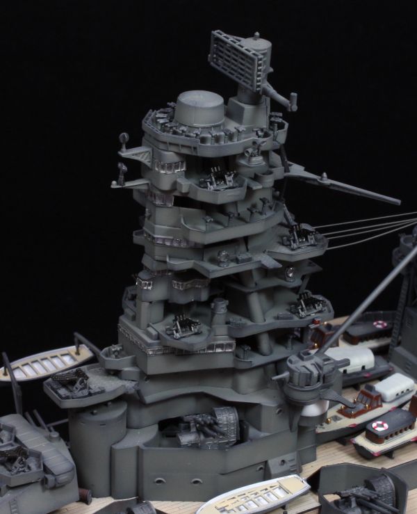 1/350 航空戰艦 伊勢 日向 艦橋 FUJIMI 富士美 組裝模型 FUJIMI,1/350,全艦底,PREMIUM,豪華,戰艦,扶桑,富士美,金剛,