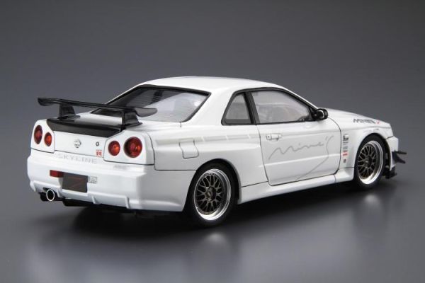 (預購) AOSHIMA 1/24 改裝#34 Mine"s BNR34 Skyline GT-R "02 組裝模型 20260421 AOSHIMA 1/24 改裝#34 Mine"s BNR34 Skyline GT-R "02 組裝模型