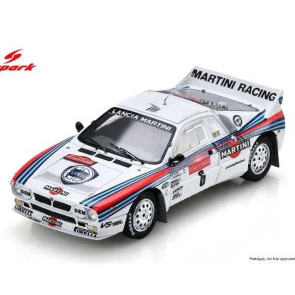(預購) SPARK 1/43 蘭吉雅 Lancia 037 Rally No.6 Winner Sanremo Rally 1983 S9169 20260924 SPARK 1/43 蘭吉雅 Lancia 037 Rally No.6 Winner Sanremo Rally 1983 S9169
