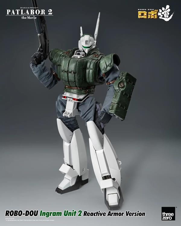 threezero 機動警察劇場版Ⅱ ROBO-DOU 英格倫2號機反應裝甲 可動完成品 threezero 機動警察劇場版Ⅱ ROBO-DOU 英格倫2號機反應裝甲 可動完成品