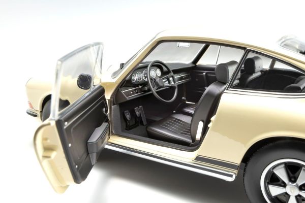 (預購) Kyosho 京商 1/18 Porsche 911S 保時捷 (象牙白黑線／水晶藍白線／巴哈馬黃) 分別販售 20261110 Kyosho 京商 1/18 Porsche 911S 保時捷 (象牙白黑線／水晶藍白線／巴哈馬黃) 分別販售