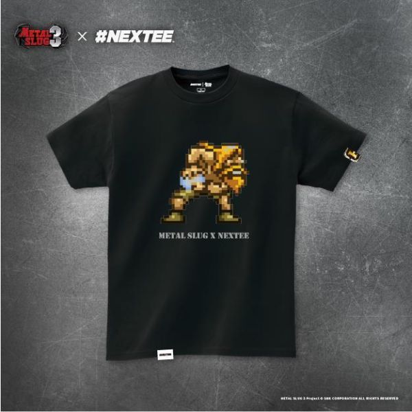 NEXTee 合金彈頭MetalSlug Hadouken 短袖T恤 黑&白 分別販售 NEXTee 合金彈頭MetalSlug Hadouken 短袖T恤 黑&白 分別販售