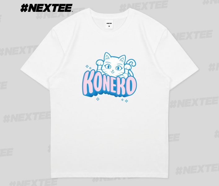 NEXTee KONEKO 閃亮登場 短袖T恤 白色 NEXTee KONEKO 閃亮登場 短袖T恤 白色