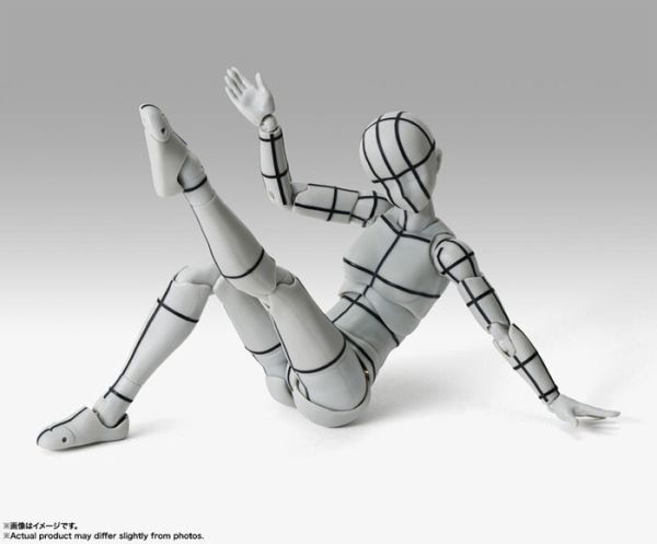 BANDAI S.H.Figuarts SHF 女性素體-Sports-Edition -線框- Gray Color Ver. BANDAI S.H.Figuarts SHF 女性素體-Sports-Edition -線框- Gray Color Ver.