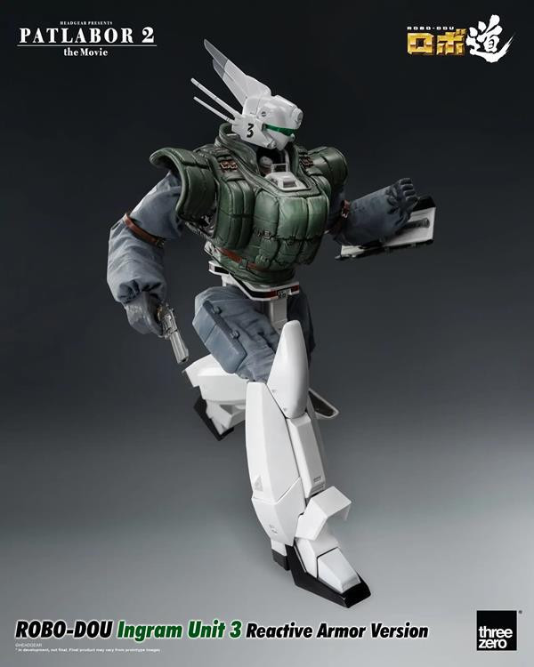 threezero 機動警察劇場版Ⅱ ROBO-DOU 英格倫3號機反應裝甲 可動完成品 threezero 機動警察劇場版Ⅱ ROBO-DOU 英格倫3號機反應裝甲 可動完成品