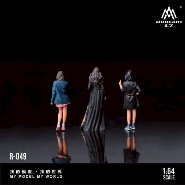 Moreart 1/64 Windbreaker & Pretty girl Doll SET人偶3入套裝組 Moreart 1/64 Windbreaker & Pretty girl Doll SET人偶3入套裝組