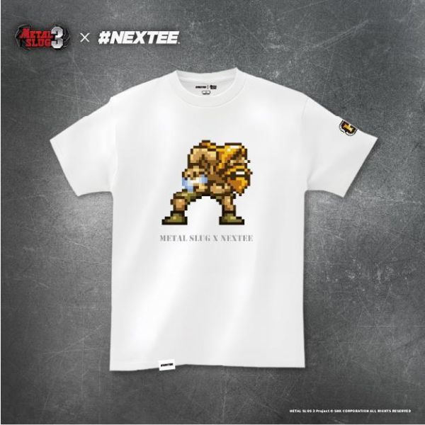NEXTee 合金彈頭MetalSlug Hadouken 短袖T恤 黑&白 分別販售 NEXTee 合金彈頭MetalSlug Hadouken 短袖T恤 黑&白 分別販售