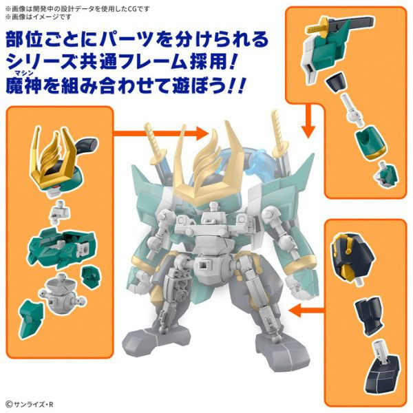 BANDAI 魔神創造傳 003 風神丸 魔神英雄傳 組裝模型 BANDAI 魔神創造傳 003 風神丸 魔神英雄傳 組裝模型