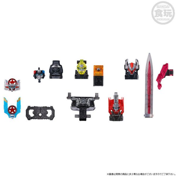 BANDAI MINIPLA 爆上戰隊 BoonBoomger BIG-9 奔轟機械人合體機套裝 透明版 BANDAI MINIPLA 爆上戰隊 BoonBoomger BIG-9 奔轟機械人合體機套裝 透明版