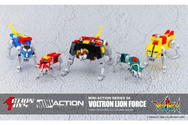 (預購) [再販] ActionToys MiniAction 金剛戰神 百獸王 Lion Force 普通版 20260324 [再販] ActionToys MiniAction 金剛戰神 百獸王 Lion Force 普通版