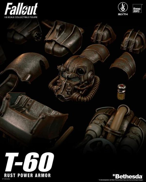 (預購) threezero 1/6 異塵餘生 T-60 鏽蝕動力裝甲 36.8cm 3Z10052W0 完成品 20260914 threezero 1/6 異塵餘生 T-60 鏽蝕動力裝甲 36.8cm 3Z10052W0 完成品