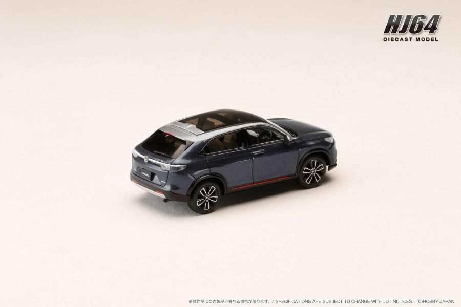Hobby JAPAN 1/64 本田 Honda VEZEL e: HEV PLaY / HR-V Midnight Blue Beam Metllic 金屬藍 天窗式樣 HJ642071BL Hobby JAPAN 1/64 本田 Honda VEZEL e: HEV PLaY / HR-V Midnight Blue Beam Metllic 金屬藍 HJ642071BL