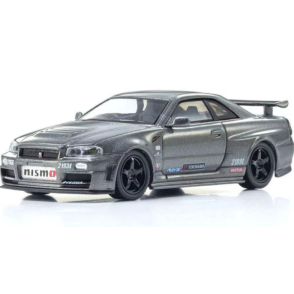KYOSHO 京商 1/64 日產 Nissan Skyline R34 GT-R NISMO CRS Ver. with LED 07130LGR KYOSHO 京商 1/64 日產 Nissan Skyline R34 GT-R NISMO CRS Ver. with LED 07130LGR