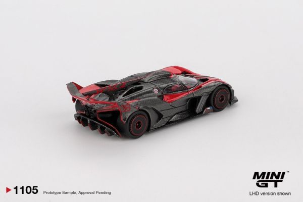(預購) MINIGT 1/64 布卡迪 Bugatti Bolide Red/w 碳纖維塗裝 LHD 左駕 吊卡版 MGT01105-BL 20251030 MINIGT 1/64 布卡迪 Bugatti Bolide Red/w 碳纖維塗裝 LHD 左駕 吊卡版 MGT01105-BL