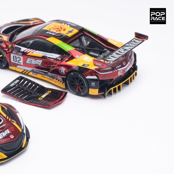 POP RACE 1/64 本田 HONDA NSX GT3 EVO22 EVA RT 貳號機式樣 新世紀福音戰士Evangelion PRODUCTION MODEL-02 合金車 POP RACE 1/64 本田 HONDA NSX GT3 EVO22 EVA RT PRODUCTION MODEL-02 貳號機式樣 新世紀福音戰士Evangelion 合金車