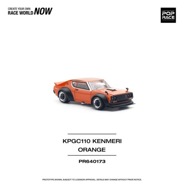 POP RACE 1/64 SKYLINE GT-R V8 DRIFT (KENMERI) 齋藤太吾 ORANGE PR640173 POP RACE 1/64 SKYLINE GT-R V8 DRIFT (KENMERI) 齋藤太吾 ORANGE PR640173