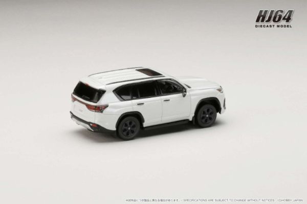 (預購) Hobby JAPAN 1/64 LEXUS LX600 OFFROAD - Hazel Interior 棕色內裝 Sonic Quartz 音速石英白 HJ643061BW 20251107 Hobby JAPAN 1/64 LEXUS LX600 OFFROAD - Hazel Interior 棕色內裝 Sonic Quartz 音速石英白 HJ643061BW