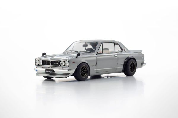 (預購) KYOSHO 京商 1/18 日產 Nissan Skyline 2000 GT-R KPGC10 Silver/White 分別販售 20261029 KYOSHO 京商 1/18 日產 Nissan Skyline 2000 GT-R KPGC10 Silver/White 分別販售