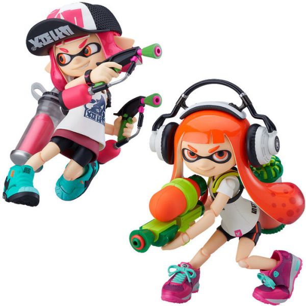 [再販] Good Smile figma 400-DX 斯普拉遁 Splatoon 女孩 DX版 可動完成品 [再販] Good Smile figma 400-DX 斯普拉遁 Splatoon 女孩 DX版 可動完成品