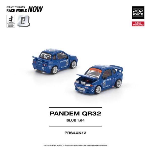 (預購) POP RACE 1/64 PANDEM QR32 BLUE PR640572 20260813 POP RACE 1/64 PANDEM QR32 BLUE PR640572