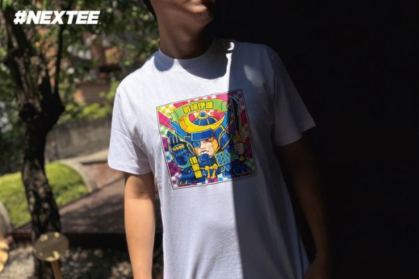 NEXTee KIRAKIRABUSI 戰神伊達 短袖T恤 白色 NEXTee KIRAKIRABUSI 戰神伊達 短袖T恤 白色