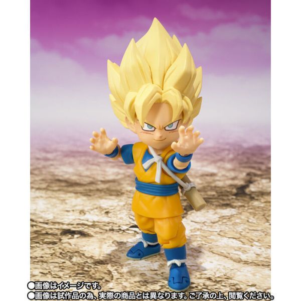 BANDAI S.H.F 七龍珠 超級賽亞人孫悟空(MINI)-DAIMA- 可動完成品 BANDAI S.H.F 七龍珠 超級賽亞人孫悟空(MINI)-DAIMA- 可動完成品