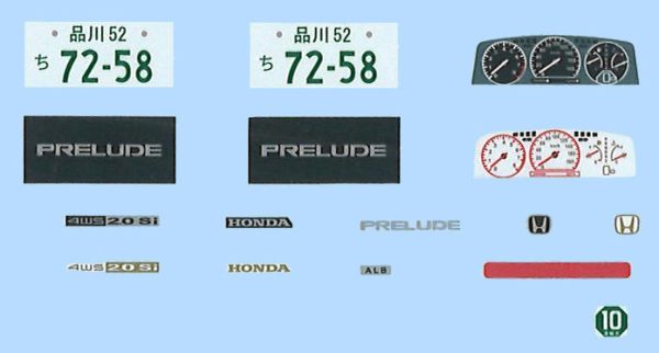 1/24 Honda Prelude 2.0Si 高端車版本 FUJIMI 組裝模型 FUJIMI,1/24,ID,HONDA,K8,CIVIC,TypeR,後期型,EK9,組裝模型,