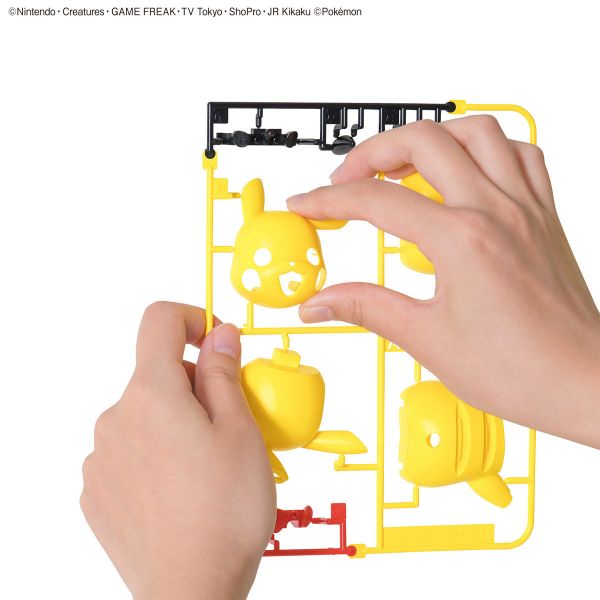 BANDAI 精靈寶可夢 神奇寶貝 Pokemon PLAMO 快組系列 001 皮卡丘 組裝模型 BANDAI,精靈寶可夢,神奇寶貝,Pokemon,PLAMO,快組系列,001,皮卡丘,組裝模型,