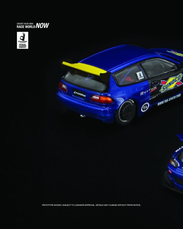 (預購) POP RACE 1/64 本田 Honda PANDEM CIVIC EG6 BLUE/BLACK (預購) POP RACE 1/64 本田 Honda PANDEM CIVIC EG6 BLUE/BLACK