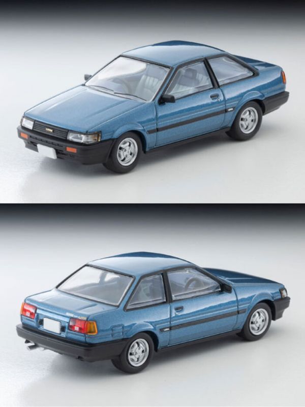 TOMYTEC 1/64 TLV-N284d 豐田 Toyota Corolla Levin 2-Door GT 青 83年式 TOMYTEC 1/64 TLV-N284d 豐田 Toyota Corolla Levin 2-Door GT 青 83年式