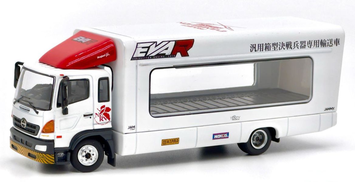 [即將到貨 請點貨到通知] POP RACE 1/64 EVA Racing Trans Porter HINO 500 運輸車 NERV POP RACE 1/64 EVA Racing Trans Porter HINO 500 運輸車 NERV