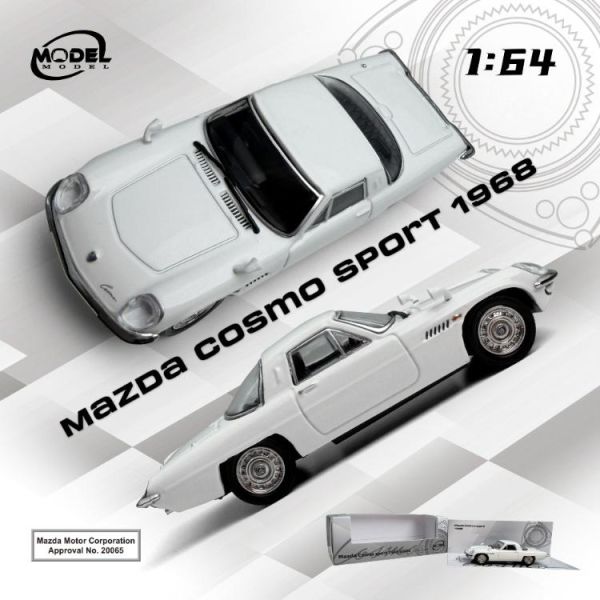 (預購) Model Model 1/64 馬自達 Mazda Cosmo sport 1968 (White) MM64-MCS-002 20260326 Model Model 1/64 馬自達 Mazda Cosmo sport 1968 (White) MM64-MCS-002