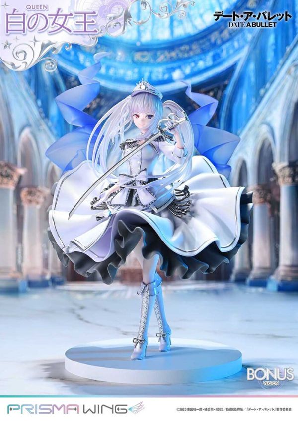 [特典版] Prisma Wing 1/7 約會大作戰 白之女王 PVC完成品 PWDAB-02PS [特典版] Prisma Wing 1/7 約會大作戰 白之女王 PVC完成品 PWDAB-02PS