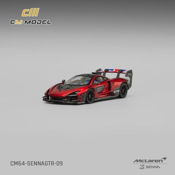 CM MODEL 1/64 麥拉倫 Mclaren  Senna GTR Metallic red 金屬紅色 CM MODEL 1/64 麥拉倫 Mclaren  SennaGTR Metallic red 金屬紅色