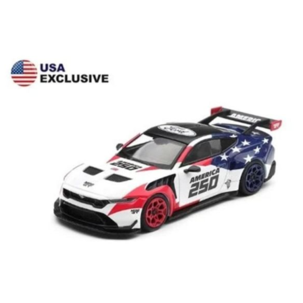 (預購) [吊卡版] MINIGT 1/64 福特 Ford Mustang GTD America 250 USA Exclusive LHD MGT01301-BL 20260416 [吊卡版] MINIGT 1/64 福特 Ford Mustang GTD America 250 USA Exclusive LHD MGT01301-BL