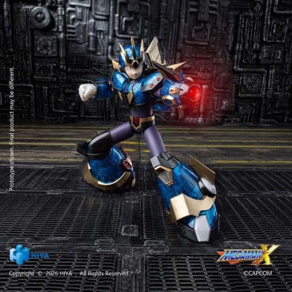 (預購) Hiya Toys E.B.S. 15.5cm 洛克人X系列 艾克斯 究極裝甲ver. 可動完成品 EBM0383 20260924 Hiya Toys E.B.S. 15.5cm 洛克人X系列 艾克斯 究極裝甲ver. 可動完成品 EBM0383