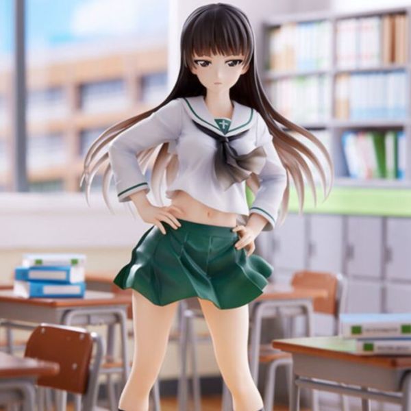 [再販] WAVE 1/7 少女與戰車 西住志穗 大洗女子學園制服ver. PVC完成品 DT-192 [再販] WAVE 1/7 少女與戰車 西住志穗 大洗女子學園制服ver. PVC完成品 DT-192