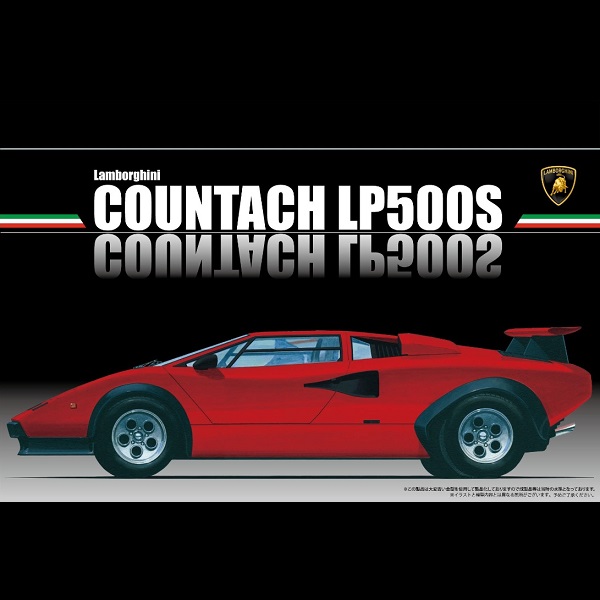 1/24 Lamborghini Countach LP500S FUJIMI RS12 富士美 組裝模型 FUJIMI,富士美,1/24,RS,Lamborghini,Countach,LP500s,,組裝模型,