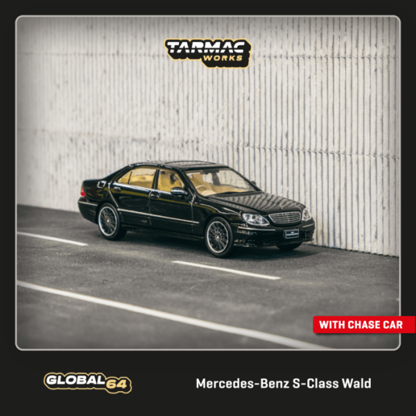 TARMAC WORKS 1/64 賓士 Mercedes-Benz S-Class Wald Black T64G-072-BK TARMAC WORKS 1/64 賓士 Mercedes-Benz S-Class Wald Black T64G-072-BK