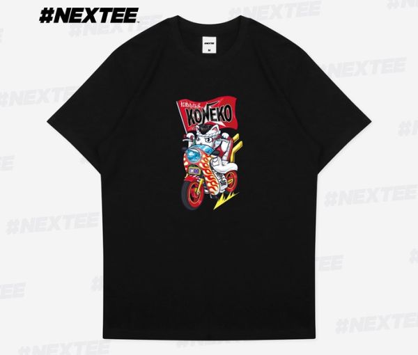 NEXTee KONEKO 湘南貓 短袖T恤 黑色 NEXTee KONEKO 湘南貓 短袖T恤 黑色