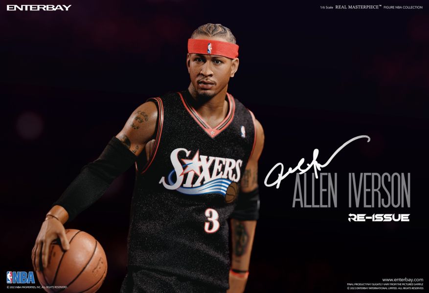 絕版斷貨中 ENTERBAY 1/6 NBA系列 Allen Iverson 艾倫·艾佛森 費城76人隊 限量復刻版 永遠的戰神 可動完成品 ENTERBAY 1/6 NBA系列 Allen Iverson 艾倫·艾佛森 費城76人隊 限量復刻版 可動完成品