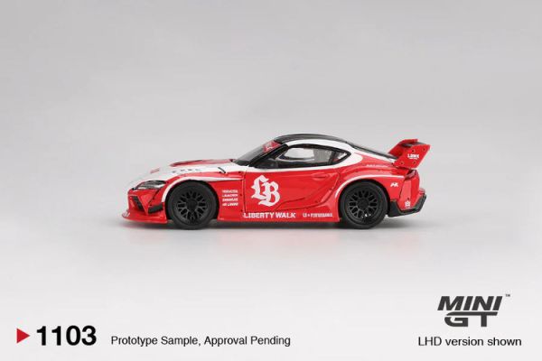 (預購) MINIGT 1/64 豐田 LB WORKS Toyota GR Supra Red/White MGT01103-L (預購) MINIGT 1/64 豐田 LB★WORKS Toyota GR Supra Red/White MGT01103-L