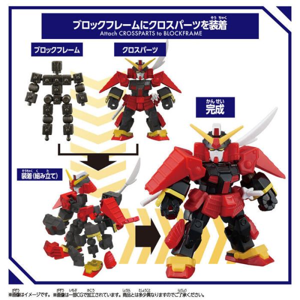 BANDAI 積木式骨架系列 SD戰國傳 武者鋼彈 BANDAI 積木式骨架系列 SD戰國傳 武者鋼彈
