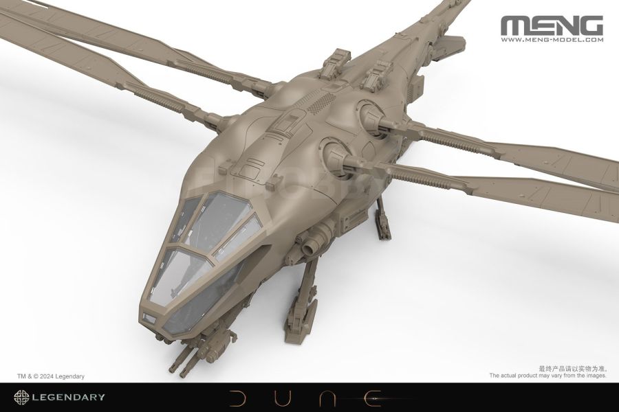 MENG 1/72 沙丘 Dune 哈肯能撲翼機 組裝模型 MENG 1/72 沙丘 Dune 哈肯能撲翼機 組裝模型