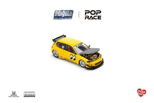 POP RACE × Enigma 1/64 本田 Honda Pandem Civic EG6 v1.5 - MOONEYES PRE0010 POP RACE × Enigma 1/64 本田 Honda Pandem Civic EG6 v1.5 - MOONEYES PRE0010