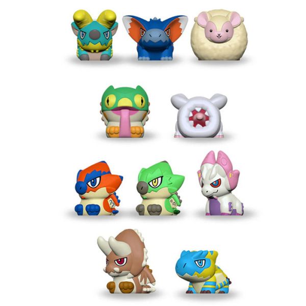 CAPCOM CFB 盒玩 手指公仔 魔物獵人Vol. 1 全10種 一中盒10入販售 CAPCOM CFB 盒玩 手指公仔 魔物獵人Vol. 1 全10種 一中盒10入販售