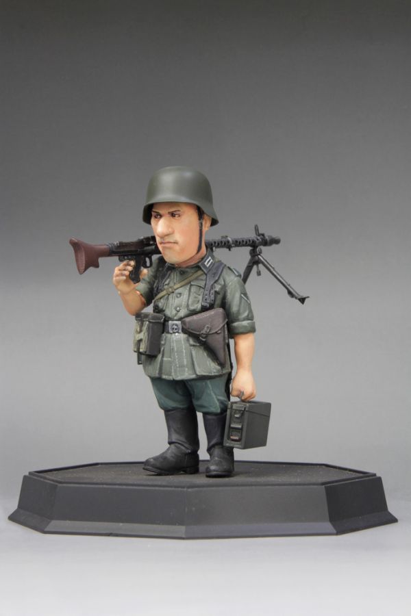 Finemolds 1/12 鳥山明設計 二戰德國陸軍步兵 邁耶/MG34通用機槍 FT6 組裝模型 Finemolds 1/12 鳥山明設計 二戰德國陸軍步兵 邁耶/MG34通用機槍 FT6 組裝模型
